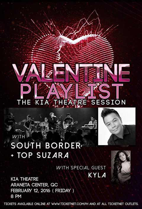 Valentine Playlist with Top Suzara and South Border
