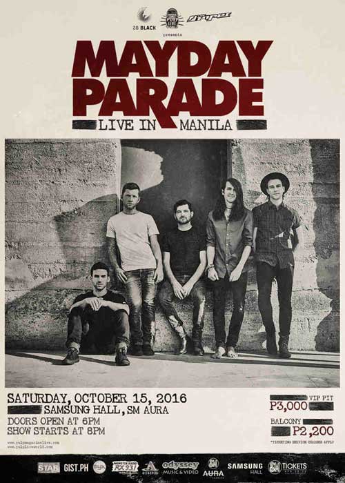 Mayday Parade Live in Manila 2016