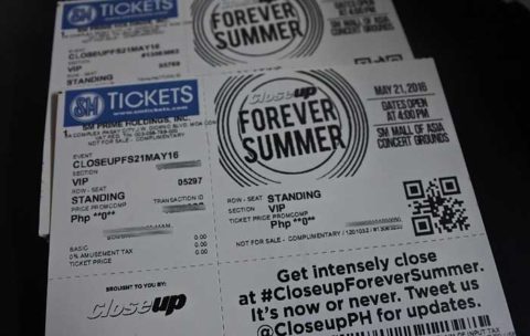 Closeup Forever Summer Ticket Promo