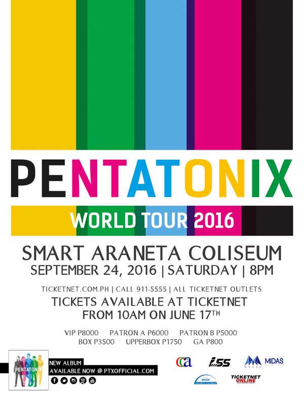 Pentatonix Live in Manila 2016