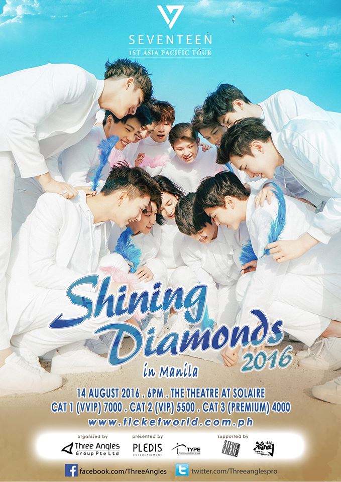 Seventeen Shining Diamonds Live in Manila 2016