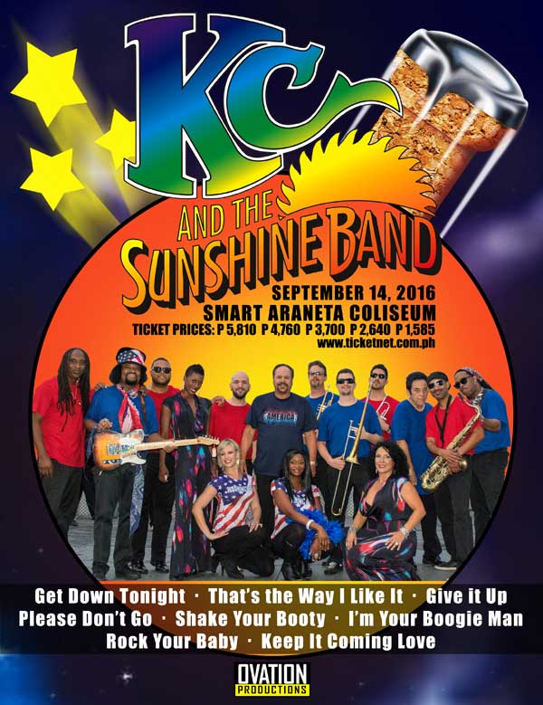 KC and the Sunshine Band Live in Manila 2016