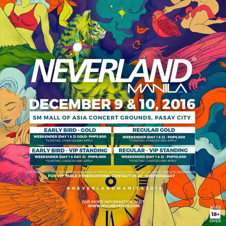 Neverland Manila: The biggest EDM Festival in 2016