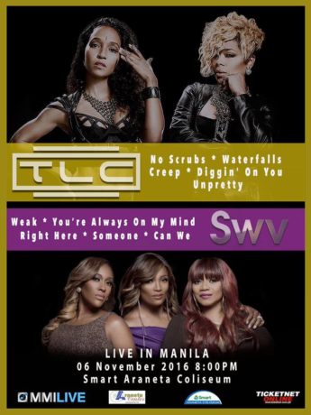 TLC and SWV Live in Manila 2016