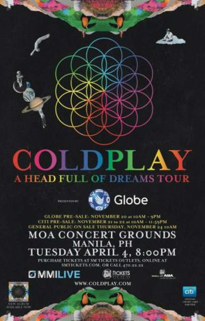 Coldplay Live in Manila 2017