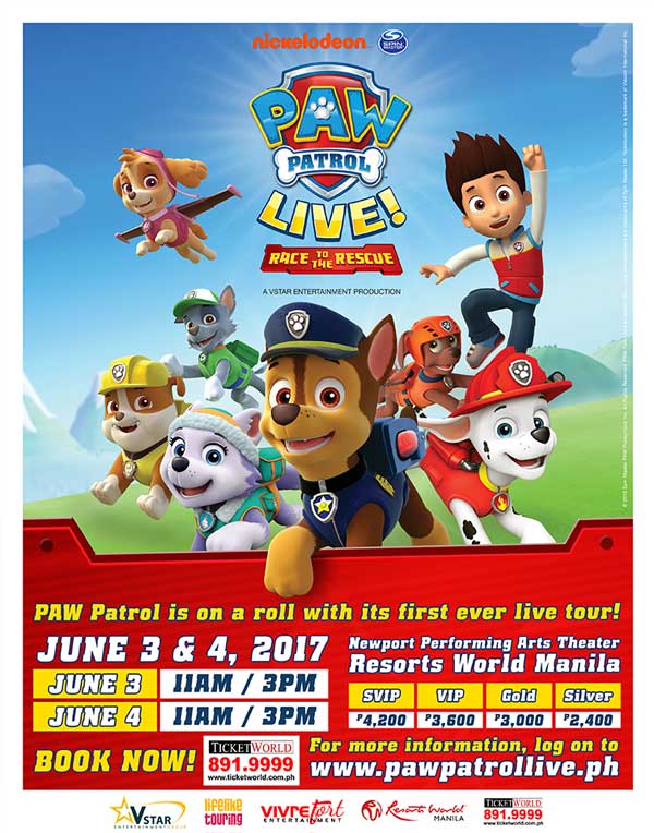 PAW Patrol Live! Race to the Rescue