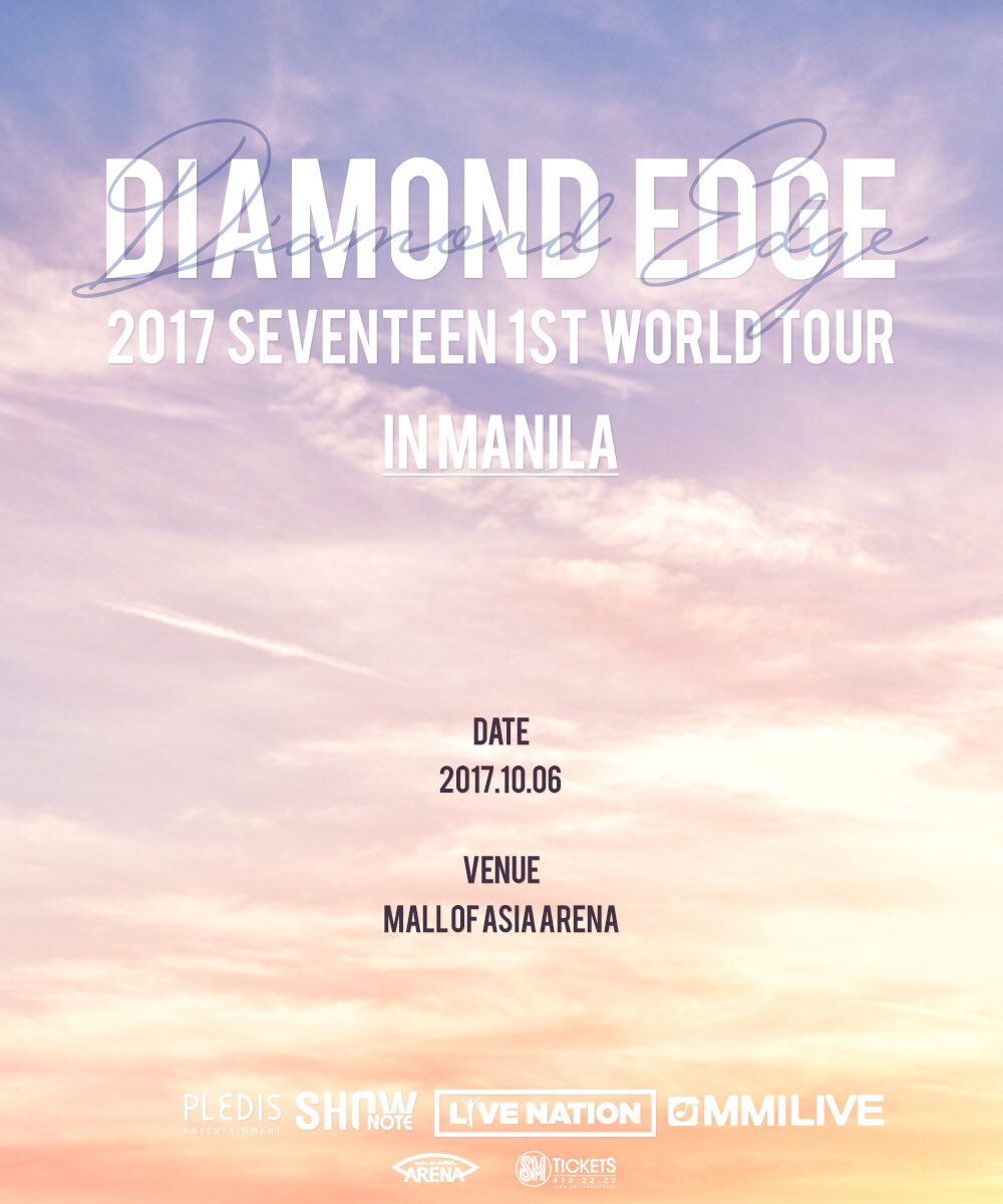 Diamond Edge 2017 Seventeen 1st World Tour in Manila