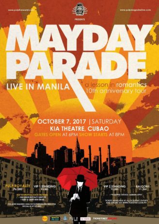 Mayday Parade Live in Manila 2017