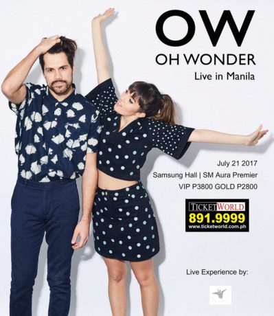 Oh Wonder Live in Manila 2017