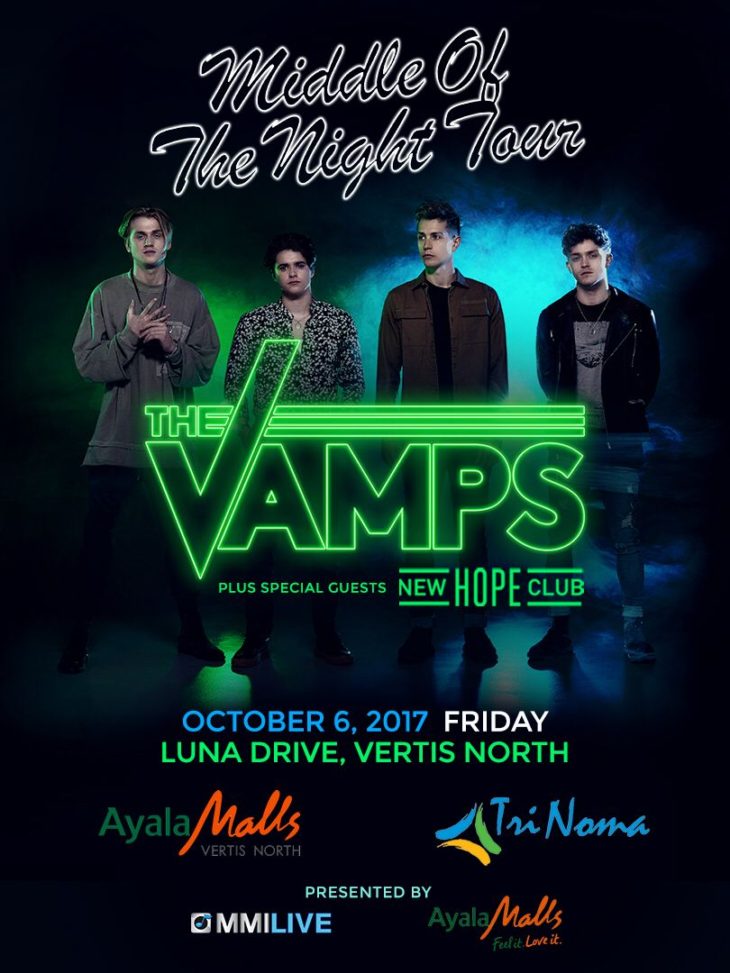 Middle Of The Night Tour: The Vamps live in Manila 2017
