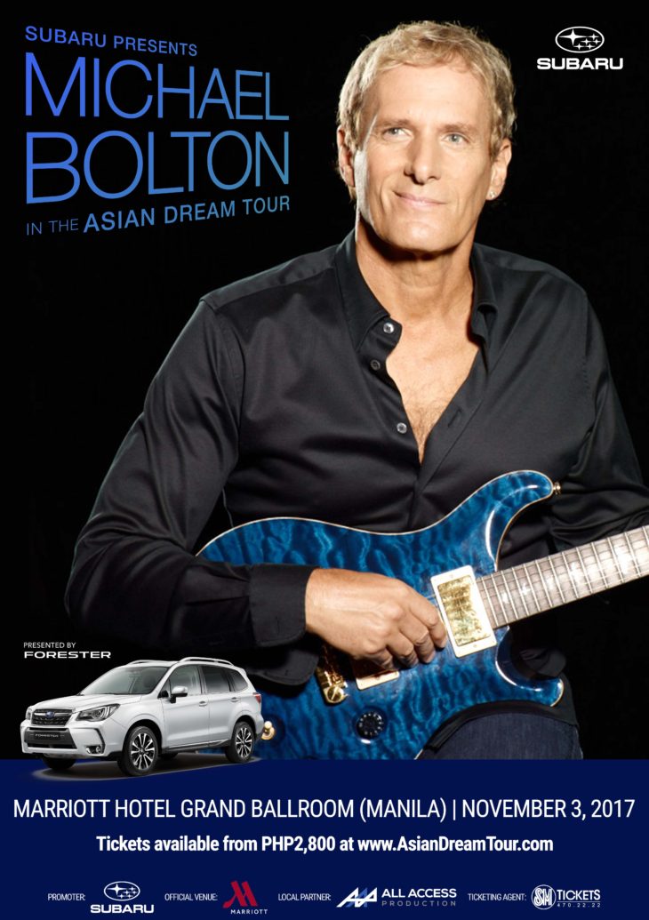 Legendary Singer Michael Bolton Goes the Distance in Asia