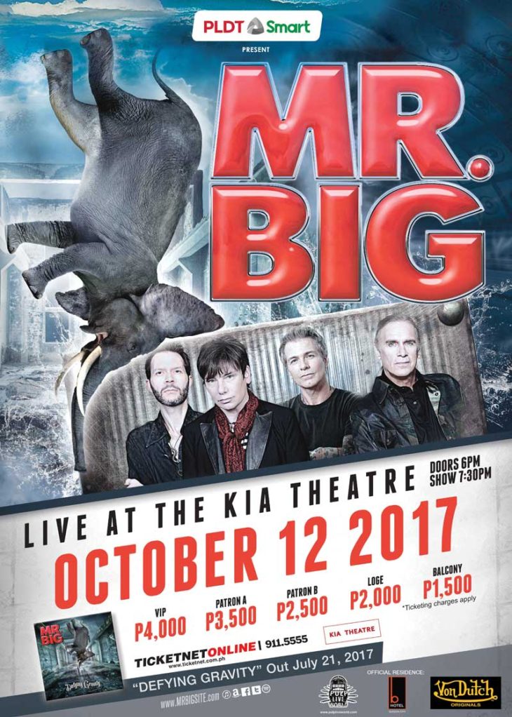 Still Addicted to that Rush – Mr. Big Live at the Kia Theatre