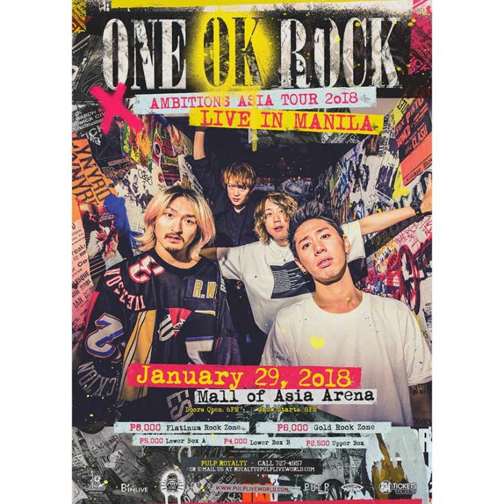 ONE OK ROCK Ambitions Asia Tour 2018 Live in Manila