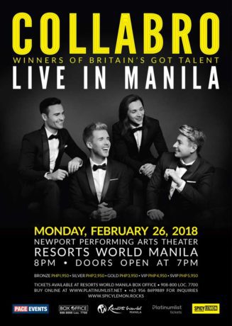 Collabro Live in Manila 2018