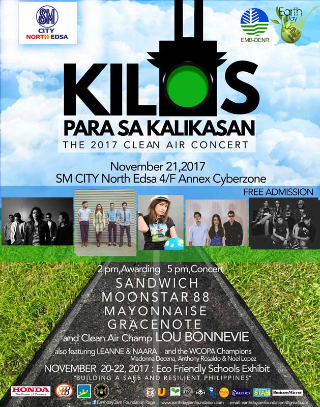 Kilos Para Sa Kalikasan – The 2017 Clean Air Concert