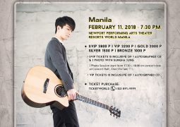 Sungha Jung Live in Manila and Cebu 2018