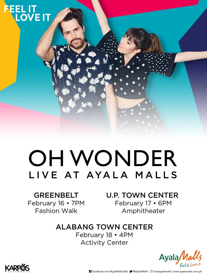 Oh Wonder Live at Ayala Malls