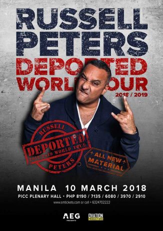 Russell Peters Deported World Tour Manila