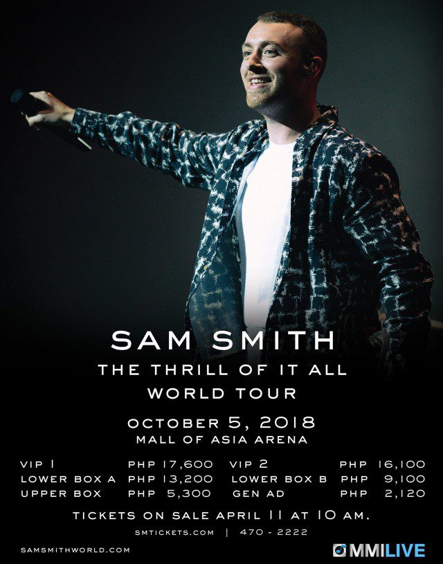 Sam Smith Live in Manila 2018