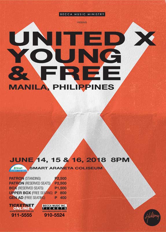 Hillsong United X Young & Free Live in Manila 2018