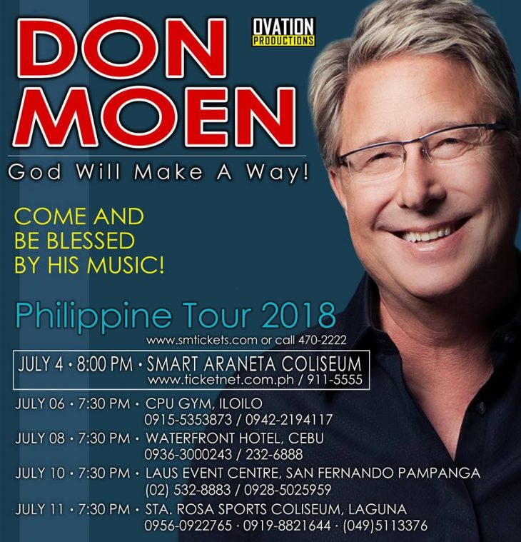 Don Moen Philippine Tour 2018