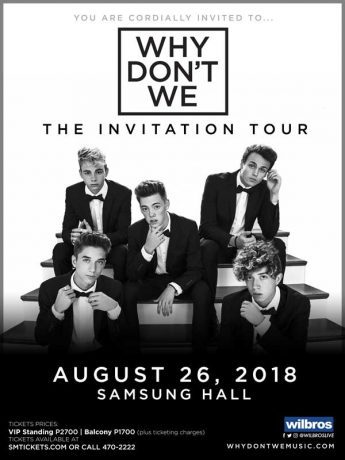 Why Don't We Live in Manila 2018