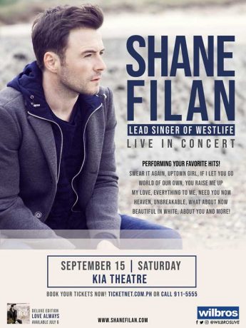 Shane Filan Live in Manila 2018