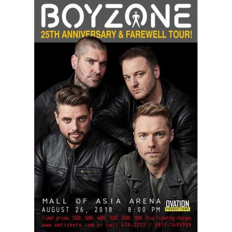 Boyzone Live in Manila 2018