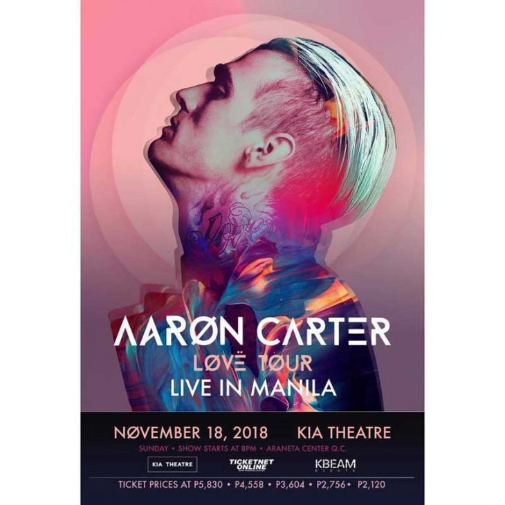 Aaron Carter Live in Manila 2018