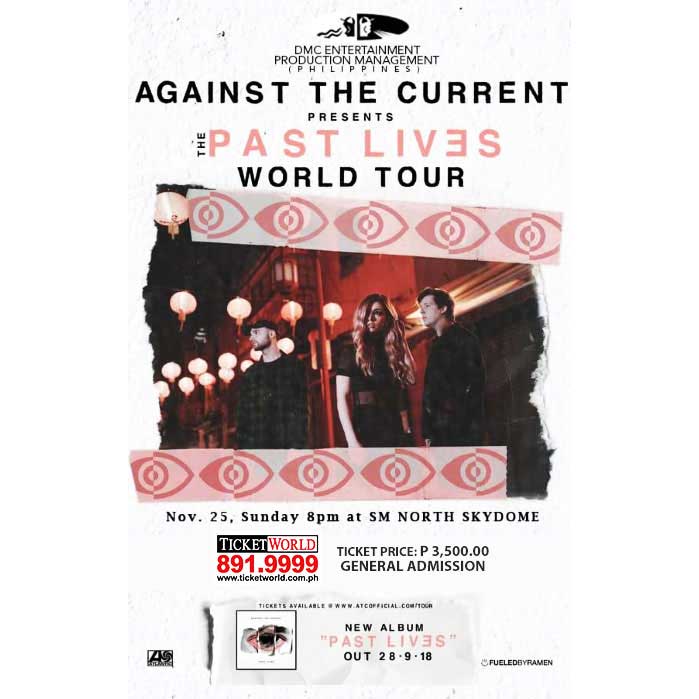Against The Current Live in Manila 2018