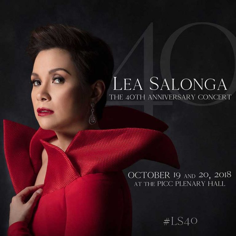 Lea Salonga 40th Anniversary Concert Philippine Concerts