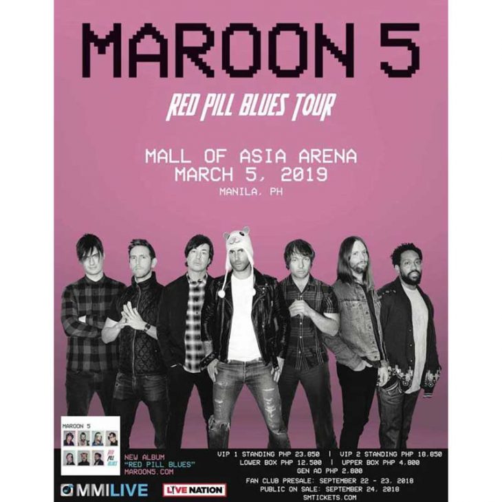 Maroon 5 Live in Manila 2019