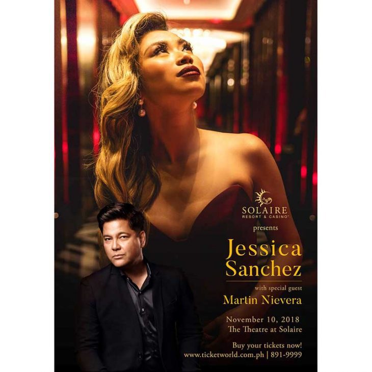 Jessica Sanchez with special guest Martin Nievera at Solaire