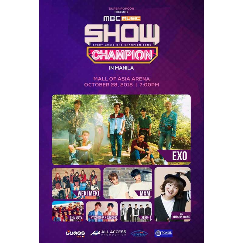 Music Show Champion in 2018 - Concerts