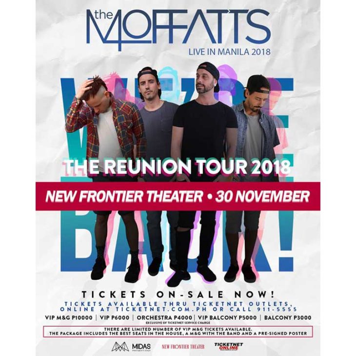 The Moffatts Live in Manila 2018