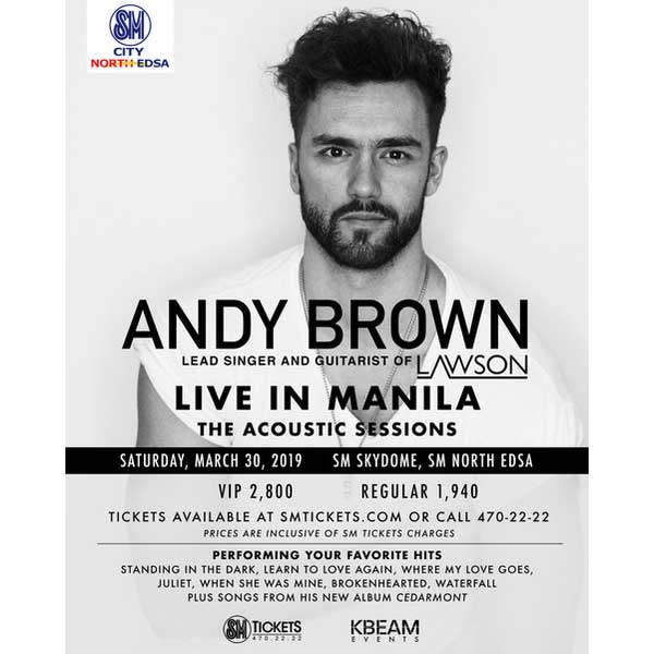 Andy Brown Live in Manila 2019