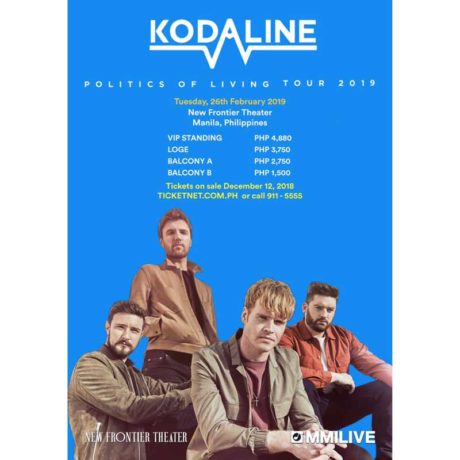 Kodaline Live in Manila 2019