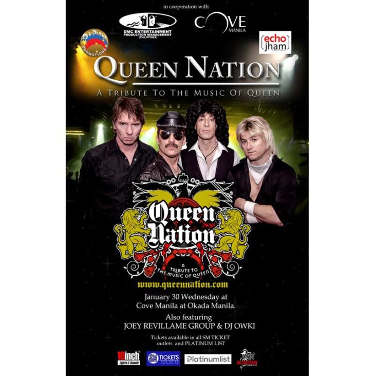 Queen Nation: A Tribute to the Music of Queen at Cove Manila