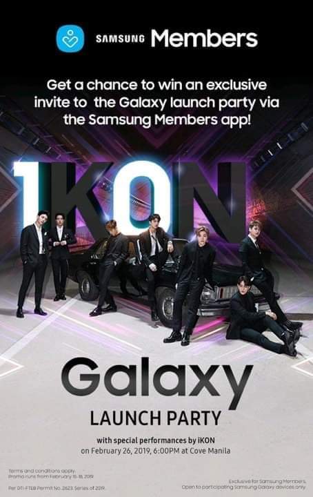 Samsung Galaxy Launch Party with iKon at Cove Manila