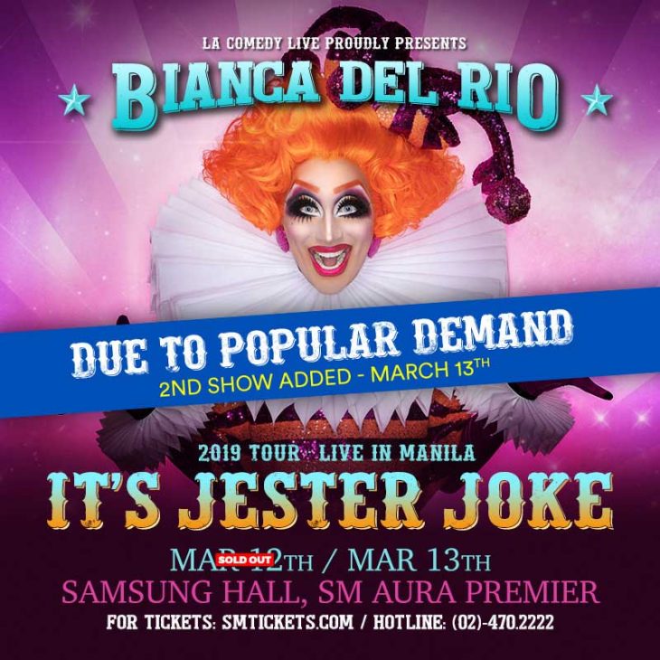 Bianca Del Rio Live in Manila 2019