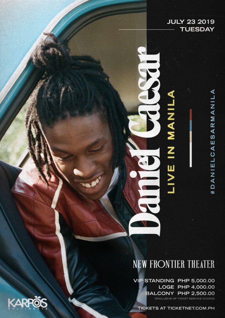 Daniel Caesar is coming back to Manila this July