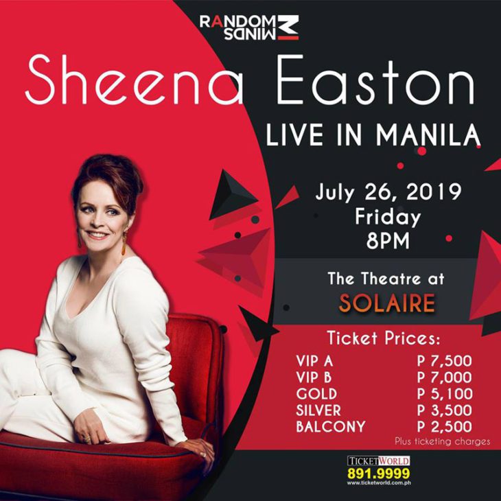 Sheena Easton Live in Manila 2019