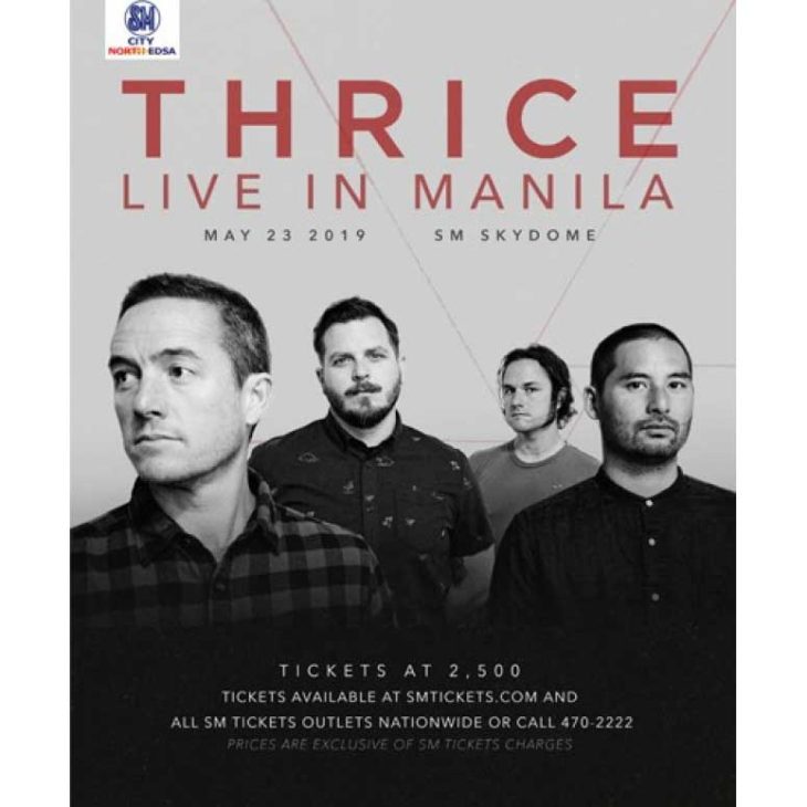 Thrice Live in Manila 2019
