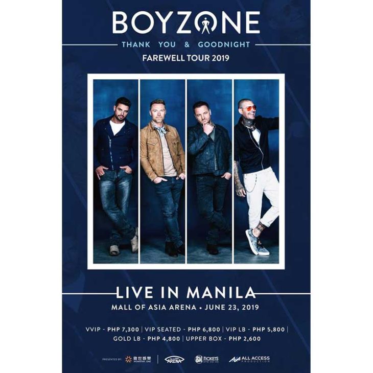 Boyzone Live in Manila 2019