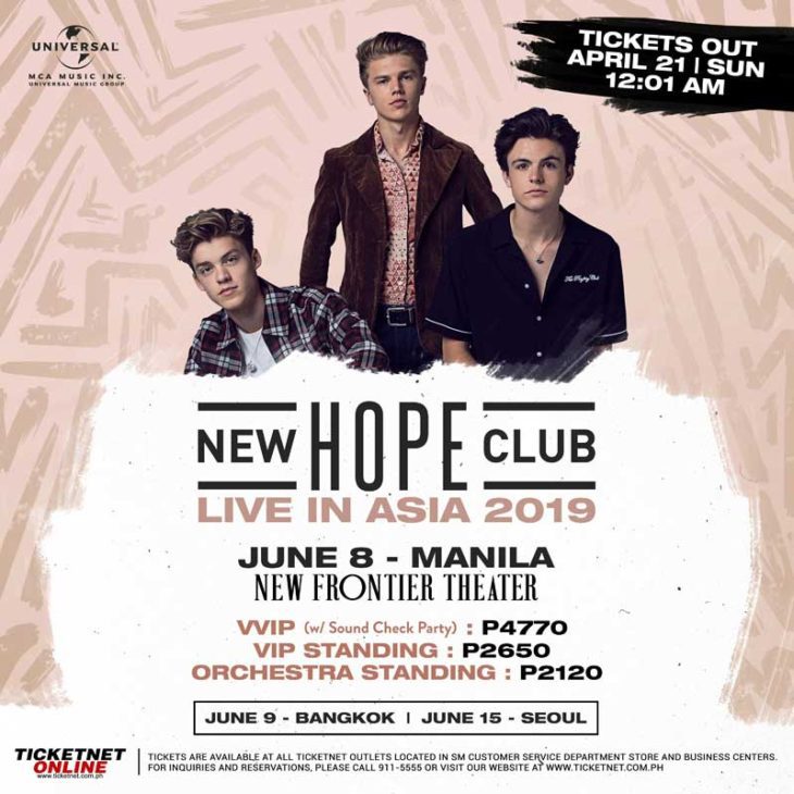 New Hope Club Live in Manila 2019