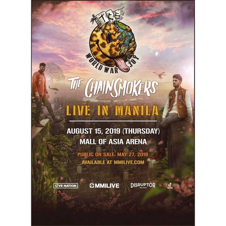 The Chainsmokers Live in Manila 2019 Cancelled