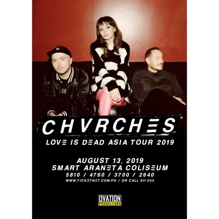 Chvrches Live in Manila 2019 Cancelled