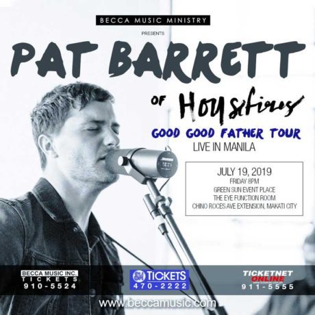 Pat Barrett of Housefires Live in Manila 2019