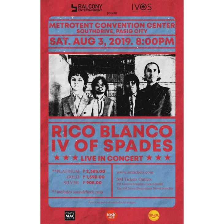 Rico Blanco x IV of Spades Live in Concert