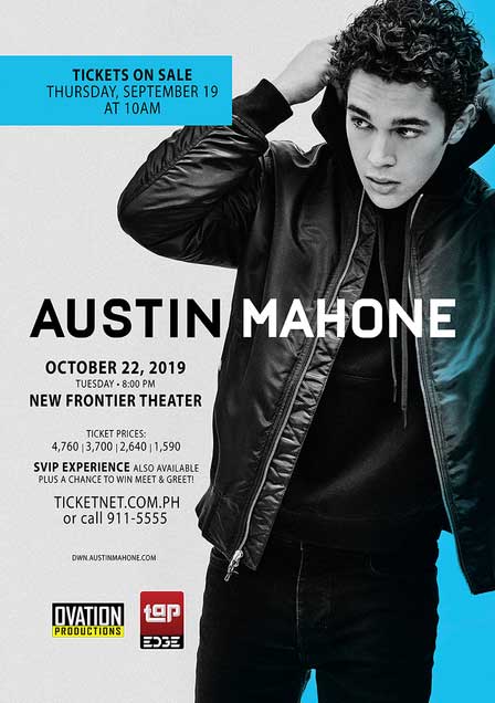 Austin Mahone Live in Manila 2019 Cancelled